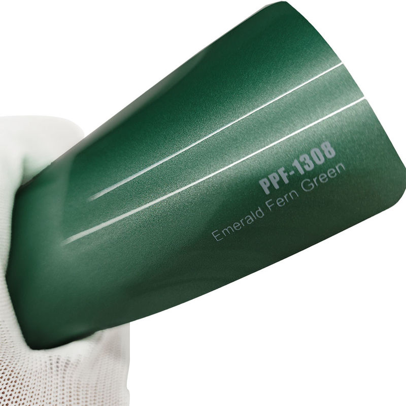 esnek PPF-1308 Zümrüt Fern Yeşil Renkli Boya Koruma Filmi 1.52x16m