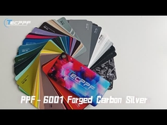 Sahte Karbon Gümüş Boya Koruyucu Film 8mil Rock Chip Koruyucu Film